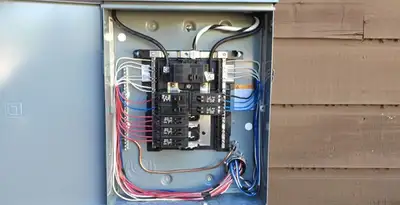 electrical panel upgrade service featuring newly installed electrical panel wired by licensed electricians in Staten Island, NY