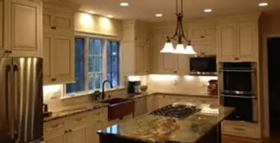 Recessed lighting installation enhancing interior lighting by professional electricians in Staten Island, NY