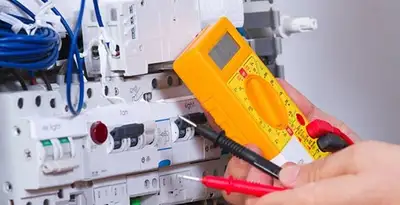 Residential electrician testing home electrical panel for safety and performance in Staten Island, NY